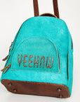 American Darling Hand Tooled Hair On Genuine Leather Women Bag Western Handbag Purse