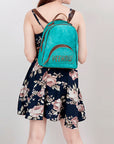 American Darling Hand Tooled Hair On Genuine Leather Women Bag Western Handbag Purse