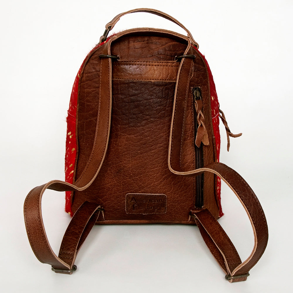 American Darling Hand Tooled Hair On Genuine Leather Women Bag Western Handbag Purse
