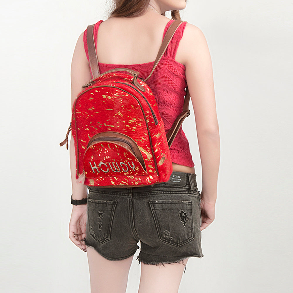 American Darling Hair On Genuine Leather Women Bag Western Handbag Purse