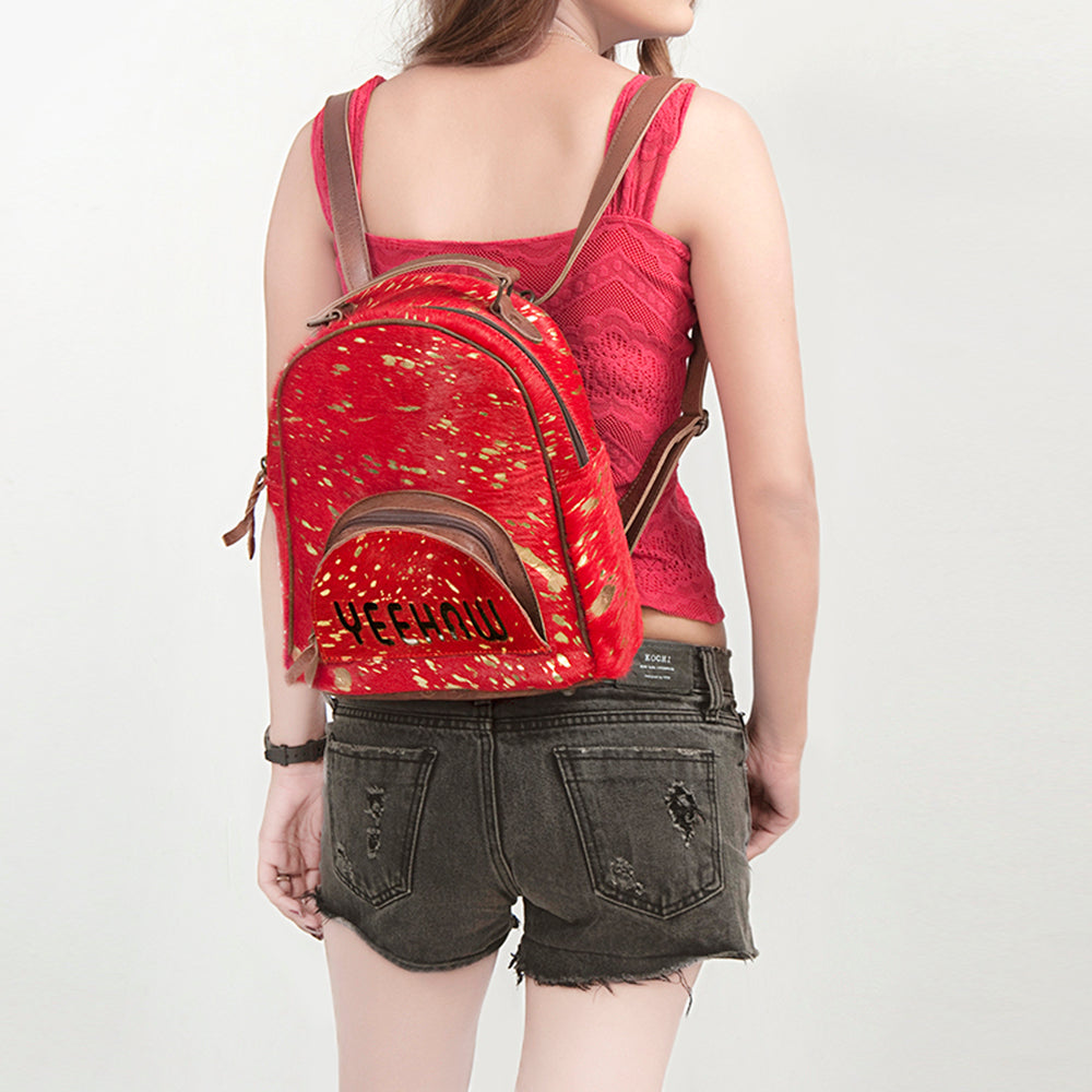 American Darling Hair On Genuine Leather Women Bag Western Handbag Purse