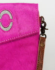 American Darling ADBGS178AC Envelope Hair-On Genuine Leather Women Bag Western Handbag Purse
