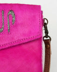 American Darling ADBGS178AD Envelope Hair-On Genuine Leather Women Bag Western Handbag Purse