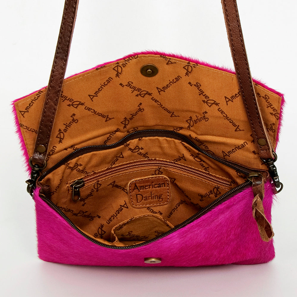 American Darling ADBGS178AE Envelope Hair-On Genuine Leather Women Bag Western Handbag Purse