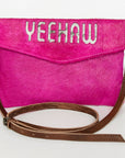 American Darling ADBGS178AF Envelope Hair-On Genuine Leather Women Bag Western Handbag Purse