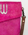 American Darling ADBGS178AF Envelope Hair-On Genuine Leather Women Bag Western Handbag Purse