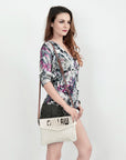 American Darling ADBGS178AJ Envelope Hair-On Genuine Leather Women Bag Western Handbag Purse