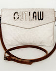 American Darling ADBGS178AJ Envelope Hair-On Genuine Leather Women Bag Western Handbag Purse