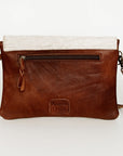 American Darling ADBGS178AJ Envelope Hair-On Genuine Leather Women Bag Western Handbag Purse