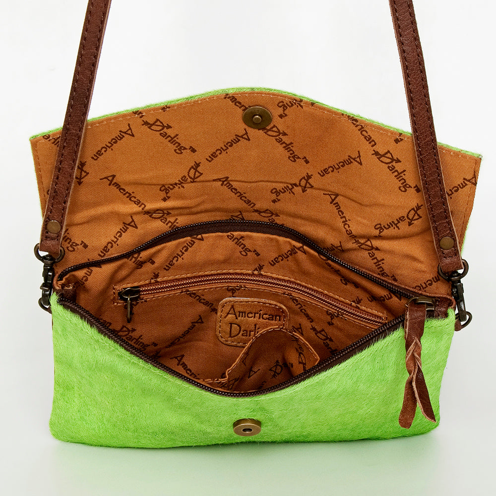 American Darling ADBGS178AK Envelope Hair-On Genuine Leather Women Bag Western Handbag Purse