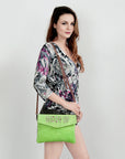 American Darling ADBGS178AL Envelope Hair-On Genuine Leather Women Bag Western Handbag Purse