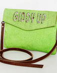 American Darling ADBGS178AL Envelope Hair-On Genuine Leather Women Bag Western Handbag Purse