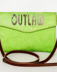 American Darling ADBGS178AN Envelope Hair-On Genuine Leather Women Bag Western Handbag Purse