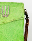 American Darling ADBGS178AN Envelope Hair-On Genuine Leather Women Bag Western Handbag Purse