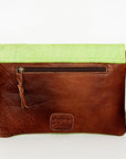 American Darling ADBGS178AN Envelope Hair-On Genuine Leather Women Bag Western Handbag Purse
