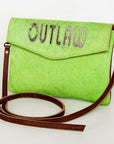 American Darling ADBGS178AN Envelope Hair-On Genuine Leather Women Bag Western Handbag Purse
