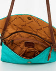 American Darling ADBGS178AO Envelope Hair-On Genuine Leather Women Bag Western Handbag Purse