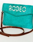 American Darling ADBGS178AO Envelope Hair-On Genuine Leather Women Bag Western Handbag Purse