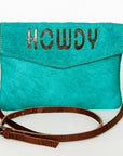 American Darling ADBGS178AP Envelope Hair-On Genuine Leather Women Bag Western Handbag Purse