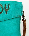 American Darling ADBGS178AP Envelope Hair-On Genuine Leather Women Bag Western Handbag Purse
