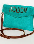 American Darling ADBGS178AP Envelope Hair-On Genuine Leather Women Bag Western Handbag Purse
