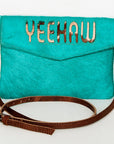 American Darling ADBGS178AQ Envelope Hair-On Genuine Leather Women Bag Western Handbag Purse