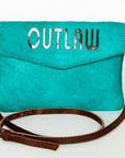 American Darling ADBGS178AR Envelope Hair-On Genuine Leather Women Bag Western Handbag Purse