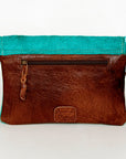 American Darling ADBGS178AR Envelope Hair-On Genuine Leather Women Bag Western Handbag Purse