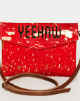 American Darling ADBGS178AU Envelope Hair-On Genuine Leather Women Bag Western Handbag Purse