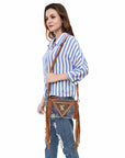 American Darling Clear Bag Hand Tooled Genuine Leather Women Bag Western Handbag Purse