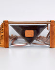 American Darling Clear Bag Hand Tooled Genuine Leather Women Bag Western Handbag Purse