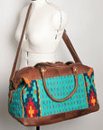 American Darling Duffel Saddle Blanket Genuine Leather Women Bag Western Handbag Purse