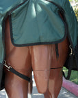 Hilason 600D Winter Waterproof Horse Turnout Blanket Belly Wrap Hunter Green