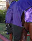 Hilason 600D Winter Waterproof Horse Turnout Blanket Belly Wrap Purple