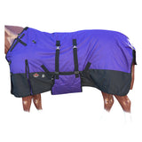 Hilason 600D Winter Waterproof Miniature Horse Turnout Blanket Blue