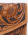 OHLAY WALLET Hand Tooled  Genuine Leather women bag western handbag purse