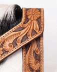 OHLAY WALLET Hand Tooled Hair-on Genuine Leather women bag western handbag purse