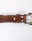 American Darling ADBL114-L Genuine American Leather Belt Men and  Women
