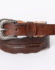American Darling ADBL114-L Genuine American Leather Belt Men and  Women