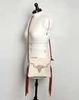 American Darling Small Crossbody Saddle Blanket Genuine Leather women bag western handbag purse