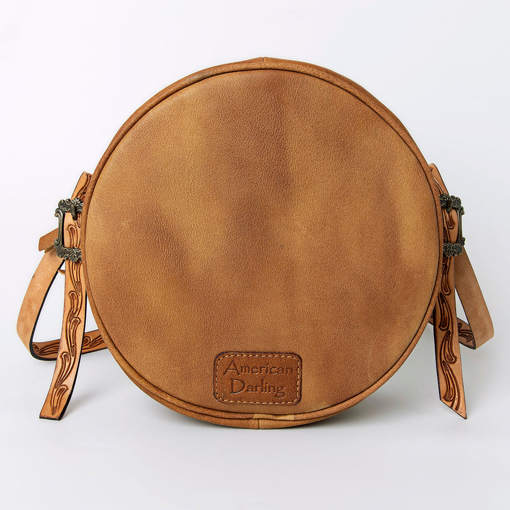 American Darling Hand Tooled Genuine Leather Women Bag Western Handbag Purse