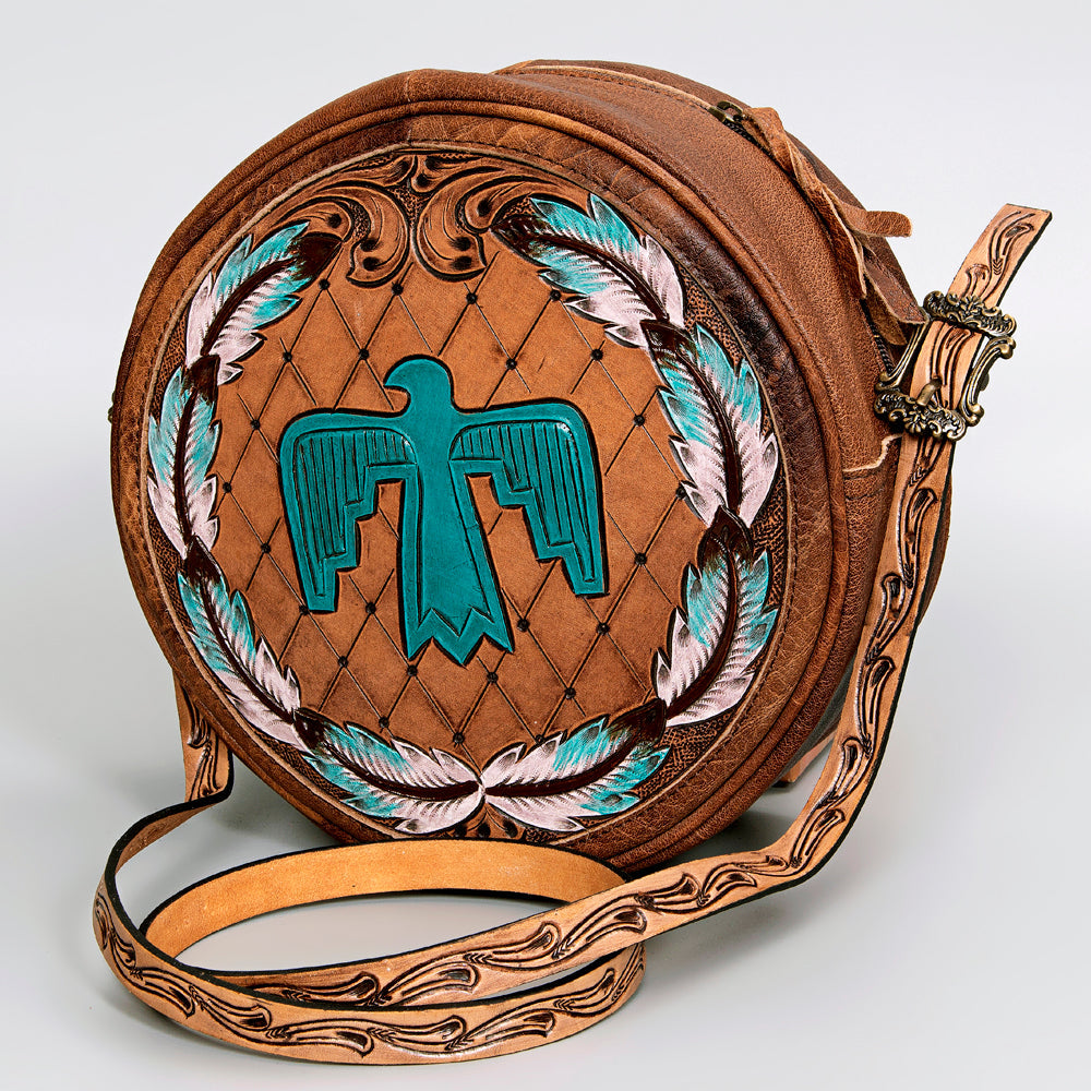 American Darling Hand Tooled Genuine Leather Women Bag Western Handbag Purse