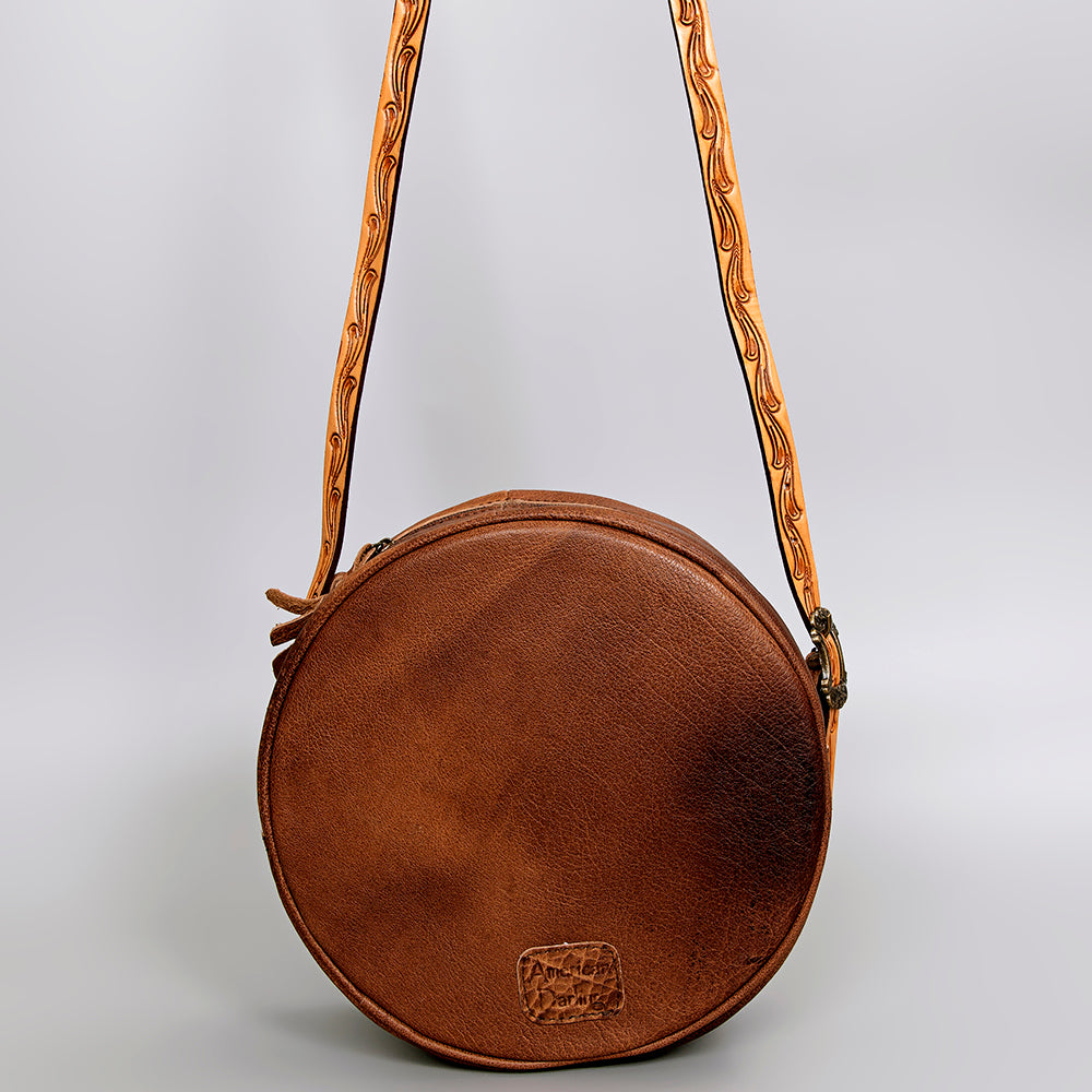 American Darling Hand Tooled Genuine Leather Women Bag Western Handbag Purse