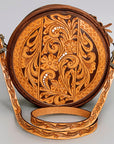 American Darling Hand Tooled Genuine Leather Women Bag Western Handbag Purse
