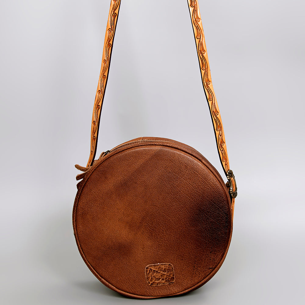 American Darling Hand Tooled Genuine Leather Women Bag Western Handbag Purse