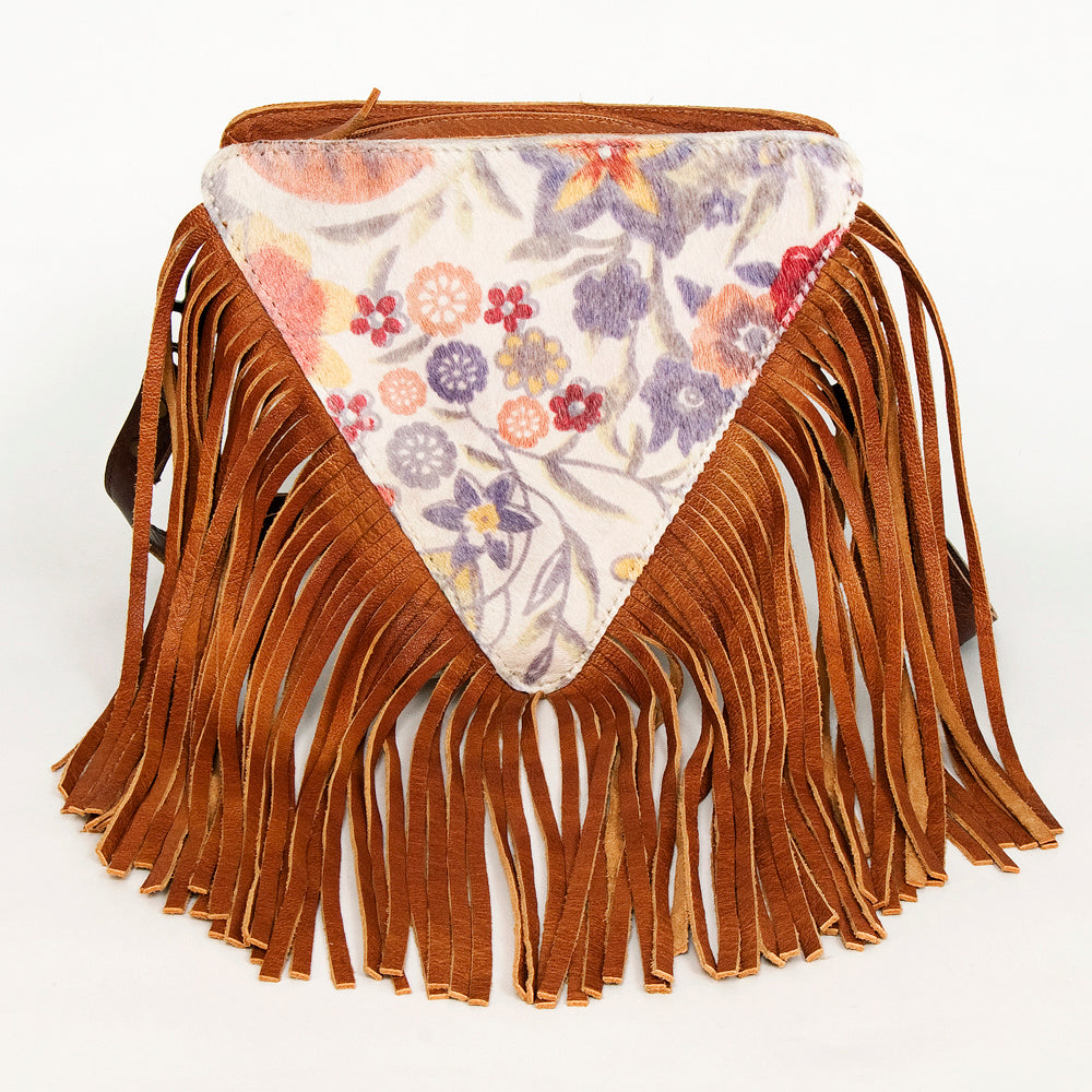 American Darling Hair On Genuine Leather Women Bag Western Handbag Purse