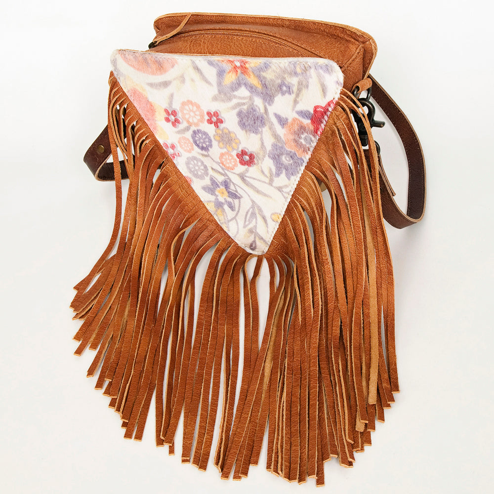 American Darling Hair On Genuine Leather Women Bag Western Handbag Purse
