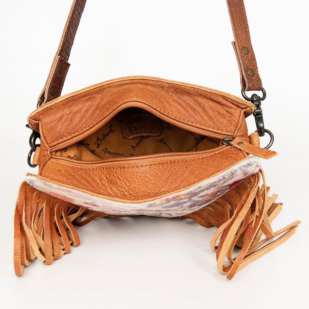 American Darling Hair On Genuine Leather Women Bag Western Handbag Purse