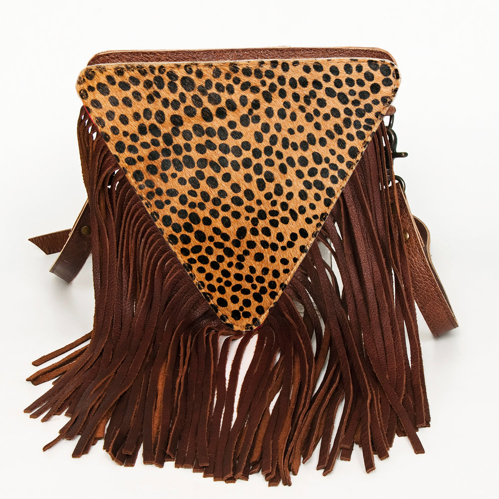 American Darling Hair On Genuine Leather Women Bag Western Handbag Purse