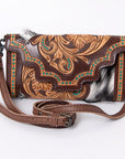 American Darling Hand Tooled Genuine Leather Women Bag Western Handbag Purse